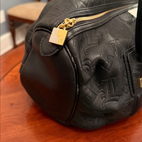 L.A.M.B. Music Fade-out Leather Satchel Handbag - Picture 8 of 12